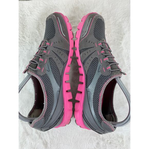 Skechers Flex Women's Slip-On Sneakers Gray/Pink Size 9 22142 - Picture 4 of 8